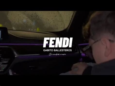 fendi letra gabito ballesteros.